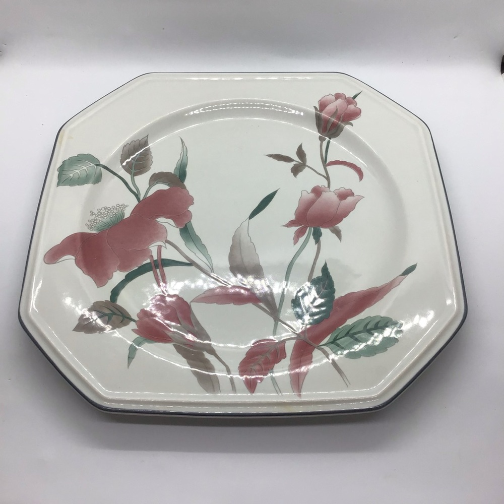 Set of 1 Mikasa Continental Silk Flowers dinner plate Japan F3003